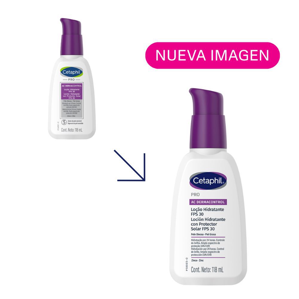 PRO AC DERMACONTROL LOCI&Oacute;N HIDRATANTE FPS 30