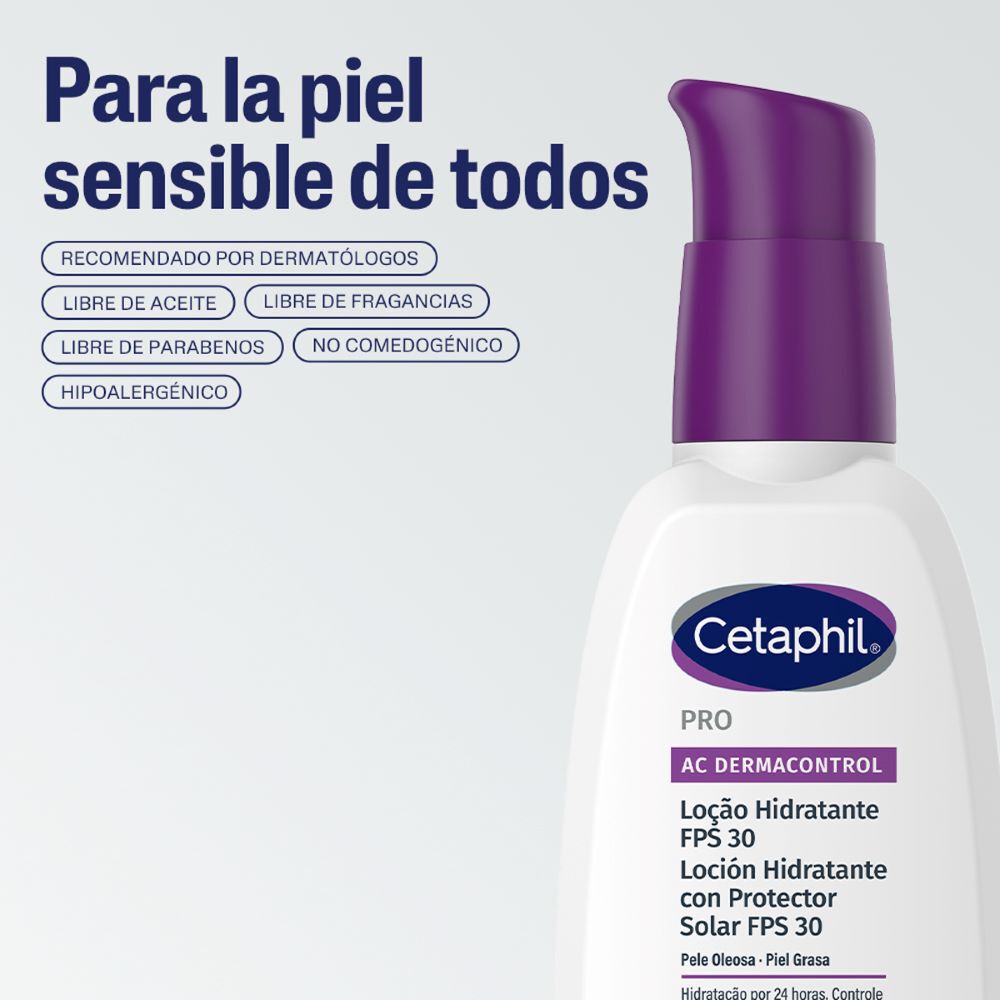 PRO AC DERMACONTROL LOCI&Oacute;N HIDRATANTE FPS 30