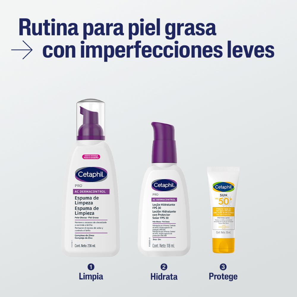 PRO AC DERMACONTROL LOCI&Oacute;N HIDRATANTE FPS 30
