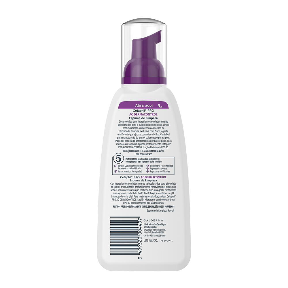 PRO AC DERMACONTROL ESPUMA DE LIMPIEZA