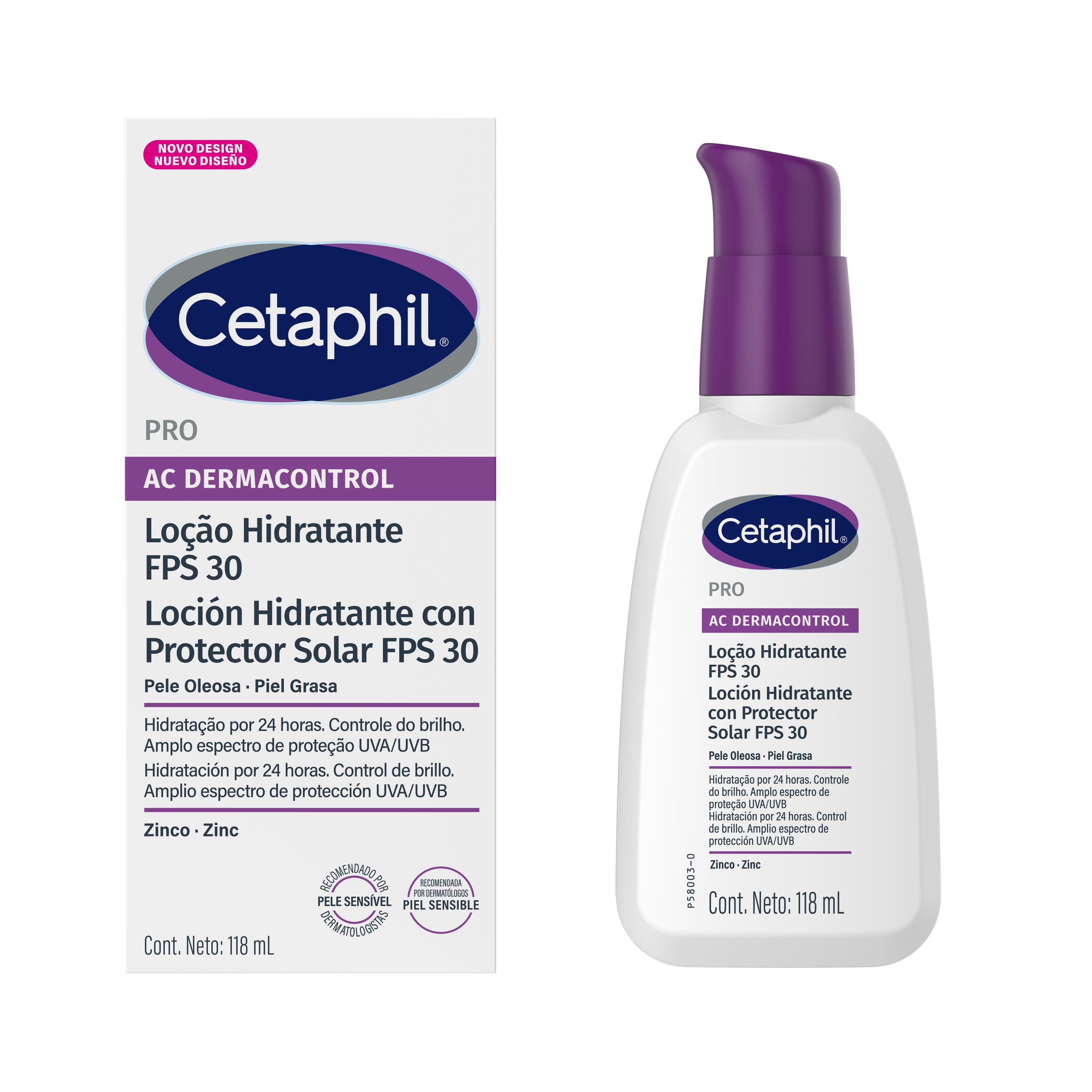 PRO AC DERMACONTROL LOCI&Oacute;N HIDRATANTE FPS 30